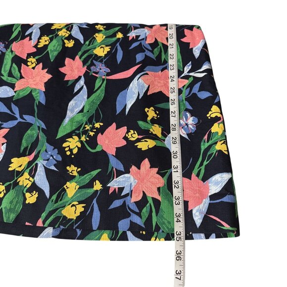 J. Crew Womens Floral Basket Weave Sleeveless Square Neck Mini Dress Size 2 - Picture 8 of 11